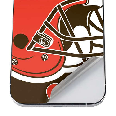 NFL Cleveland Browns Large Logo iPhone 12 Pro Skin